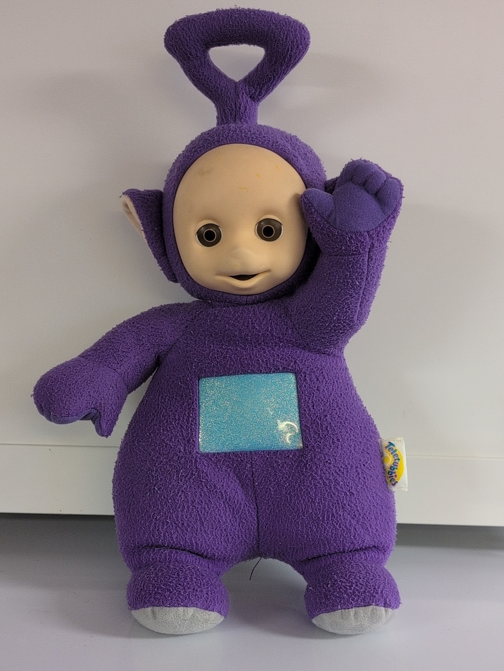 Vintage Teletubbies 17" Plush Tinky Winky Teletubby, No Sound Box